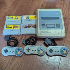 スーパーファミコン 本体 ゲームソフト4本付き ジャンク扱い