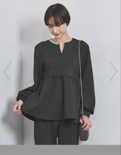 美品　ユナイテッドアローズ　パール　ブラウス　ブラック 2025年最新】ユナイテッドアローズ ブラウス パールの人気
