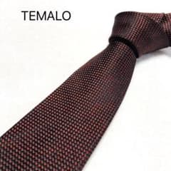 TEMALOネクタイ ブラウン モザイク 高級シルク100% - メルカリ