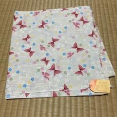 蝶と花柄 100%コットンガーゼ生地 110cm