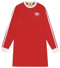 ★送料込★GUCCIｘADIDAS Tシャツドレス ワンピース 赤 楽天市場】未使用品◎GUCCI グッチ adidas アディダス 693537