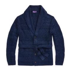【新品未使用】Ralph Lauren パープルレーベル シルク カーディガンのサムネイル
