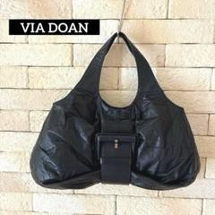 【未使用品】VIA DONN ヴィア ドアン 高級レザー 本革製 ハンドバッグ ジルダ ハンドバッグ バケツ型 VIA DOAN(ヴィアドアン)ZILDA