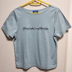 ブルーレーベル　クレストブリッジ　日本製　半袖　カットソー　Tシャツ　38 BLUE LABEL CRESTBRIDGE - ブルーレーベルクレストブリッジ BLUE