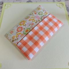 ポケットテッシュケースハンドメイド☆ポケットテッシュカバーハンドメイド☆花柄