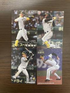 阪神タイガース　プロ野球選手カード 4枚セットのサムネイル