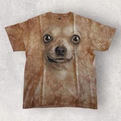 THE MOUNTAIN Tシャツ タイダイ チワワ 犬 古着 L