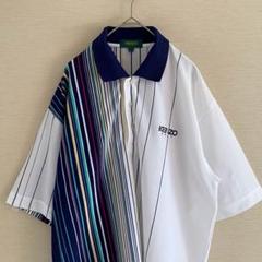 美品 KENZO ゴルフウェア ポロシャツ グレー ワンポイントロゴ 4