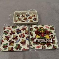 ヒステリックミニ　ノベルティ　メラミンプレート　コップ　トースト皿　ミニラテディ ヒステリックミニノベルティメラミンプレートコップトースト皿