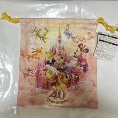 東京ディズニーリゾート 40周年 チャーム付き 巾着