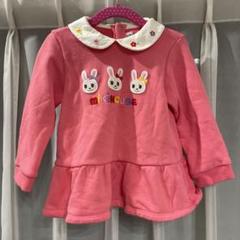 美品　ミキハウス　うさこ　ワンピース　トップス　福袋　90 ピンク　女の子 美品 ミキハウス うさこ ワンピース トップス 福袋 90 ピンク