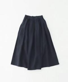 nest Robe リネンギャザースカート ブラック 美品✨nest Robe ネストローブ リネンギャザースカート ブラック