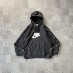 Nike y2k sweat parker hoodie logo black