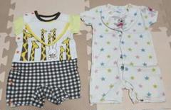 60cmミッフィーとHAKKA BABYロンパース　スタイおまとめ売り　半袖
