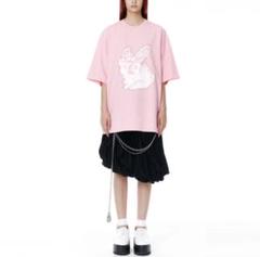 激安通販特集！ 韓国芸能人大人気✨WE11DONE2023新作うさぎTシャツ トップス