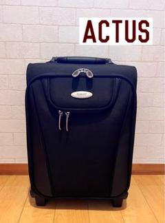 ACTUS　アクタス　ラリー　ソフトキャリーケース スーツケース　黒　美品