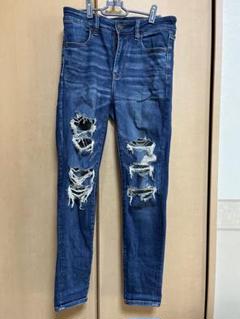 【希少 8ショート!】アメリカンイーグル　ジェギング　　8short　デニム 希少モデル アメリカンイーグル JEGGING ジェギング 2short