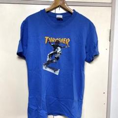THRASSER Tシャツ 青 スケボーのサムネイル