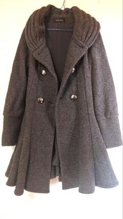 EPOCA ロングコート アンゴラ混 アンゴラウール コンバーチブルロングコート（01-15WE06-203