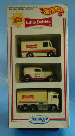 Hot Wheels Little Debbie Snacks 3台パック