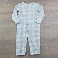 $ Ralph Lauren チェック柄ロンパース ブルー系