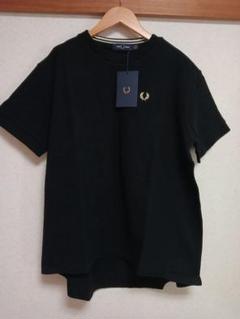 新品タグ付き‼️FRED PERRY×RayBEAMS Tシャツブラック Fサイズ FRED PERRY × Ray BEAMS 別注オーバーサイズTシャツ 新品未使用
