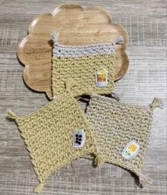 ✻ハンドメイド✻フルーツコースター【3枚セット】