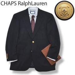 80s USA製 CHAPS ラルフローレン テーラードジャケット 紺ブレ