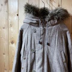 ss1197 SMITH’S モッズコート ファー ブラウン メンズ M