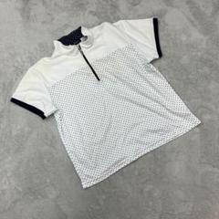 リモージュ 半袖シャツ 大きいサイズ 4L レディース ドット柄 LIMOGES