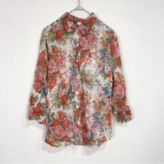 rivet and surge 総柄 花柄 薄手カーディガン 羽織り コットン