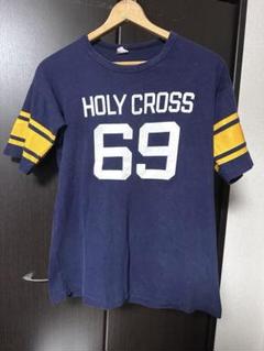 Champion HOLY CROSS 69 XL ランタグ　古着フットボールT Champion HOLY CROSS 69 XL ランタグ 古着フットボールT - メルカリ