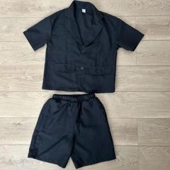 SHEIN 黒のジャケット ショートパンツセット