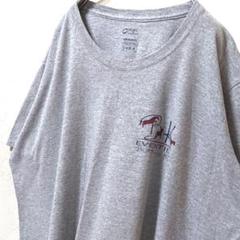 ポート&カンパニー ブルターニュカート ロゴ Tシャツ グレー灰色3XL古着