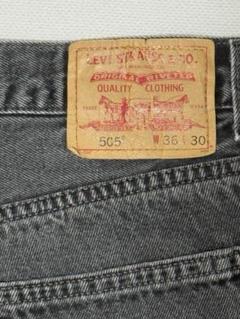 リーバイス Levi's 565 ブラック ストレートデニム W36 L30のサムネイル