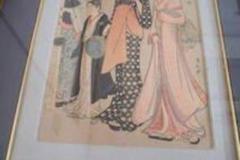 【真作】本物保証　鳥居清長　高見沢版　大判木版画　縦38ｃｍ横26ｃｍ