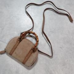 GUCCI グッチ バンブー ミニ ハンドバッグ 2way スウェード