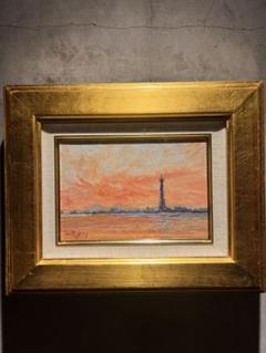 油彩画【ヴェローナの古橋】原画2000年