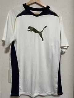PUMA スポーツシャツ XO ホワイト/ネイビー