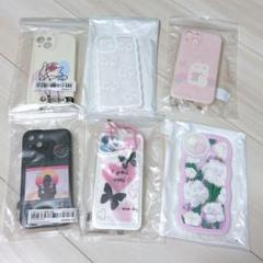 iPhone ケース 13 リボン 蝶々 フラワー 花 ピンク ブラック うさぎ