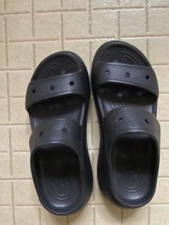 crocs アイコニック クロックス コンフォート ブラック サンダル