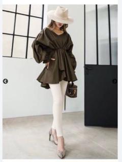 値下げ　グラムリップス　レザーライク ぺプラム CAMISOLE レザーライク ぺプラム Camisole