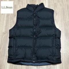 L★LLBean★美品◎リアルダウン/ダウンベスト◎ブラック　黒 L☆LLBean☆美品◎リアルダウン/ダウンベスト◎ブラック 黒