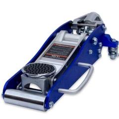 油圧式 ガレージジャッキ 1.5t 青 アルミジャッキ ローダウン 低床 軽量