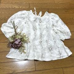 レース　トップス　used 目立つ傷汚れなし