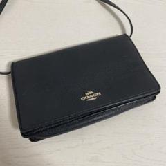 coach コーチ ショルダーバッグ 斜めがけ カバン ブラック レザー 15