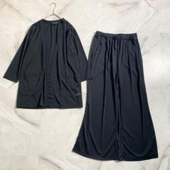 アンコキーヌ、ノースリーブモノグラムブラック、セットアップ アンコキーヌ、ノースリーブモノグラムブラック、セットアップ