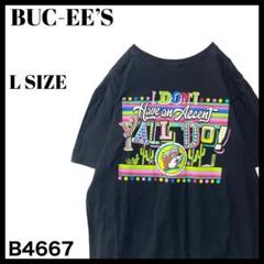古着 BUC-EE'S バッキーズ 企業系 キャラクター Tシャツ カラフル L