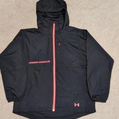 【UNDER ARMOUR】新品 未使用品　ナイロンジャケット　黒　LG★ Yahoo!オークション -「(アンダーアーマー under armour) (l lg