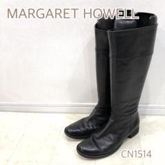 MAGARET HOWELL シンプル ミドルヒール ロングブーツ ブラック 2025年最新】MARGARET HOWELL ロングブーツの人気アイテム